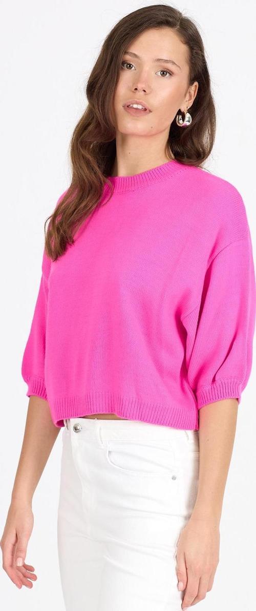 Kadın Bisiklet Yaka Triko Bluz 048 (Standart Beden s-m-l-xl Beden Uyumludur)