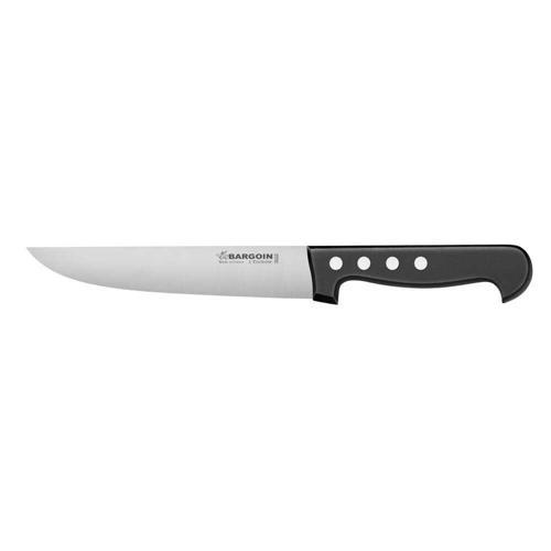 310 20cm 4 Perçinli Kasap Bıçağı, Siyah