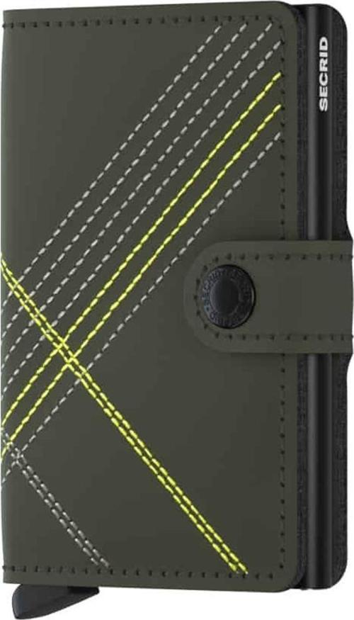 Miniwallet Stitch Linea Lime