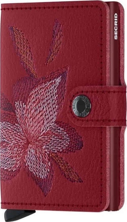Miniwallet Stitch Magnolia Rosso