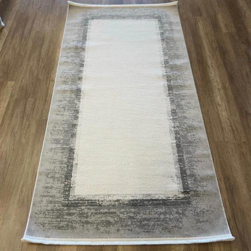 Valeria 1072 Gri Mikrofiber Antibakteriyel Modern Halı