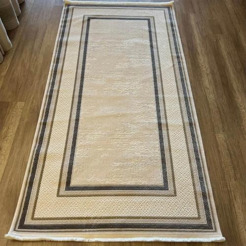 Valeria 1073 Gri Mikrofiber Antibakteriyel Modern Halı