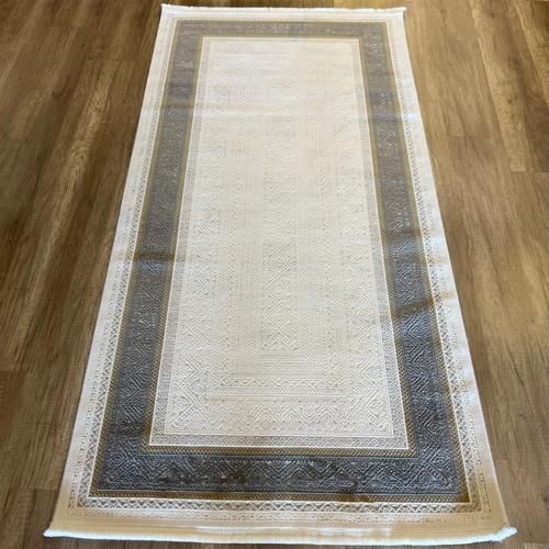 Valeria 1074 Bej Mikrofiber Antibakteriyel Modern Halı