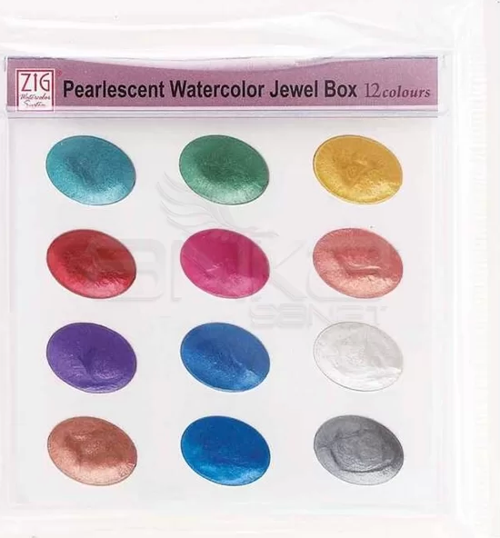 Sulu Boya 12li Pearlescent Set