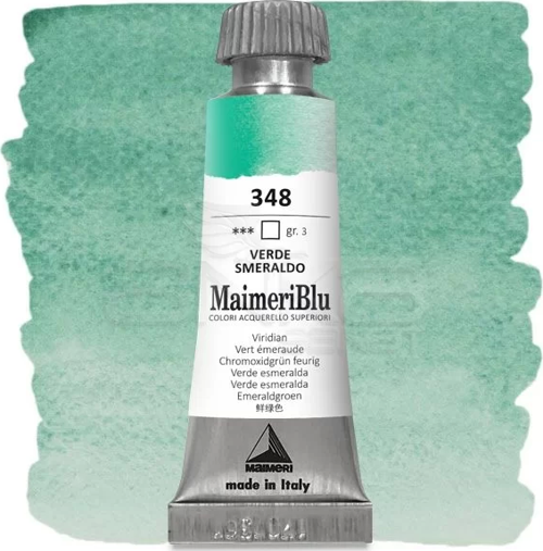 Blu Tüp Sulu Boya 12 ml S3 No:348 Viridian