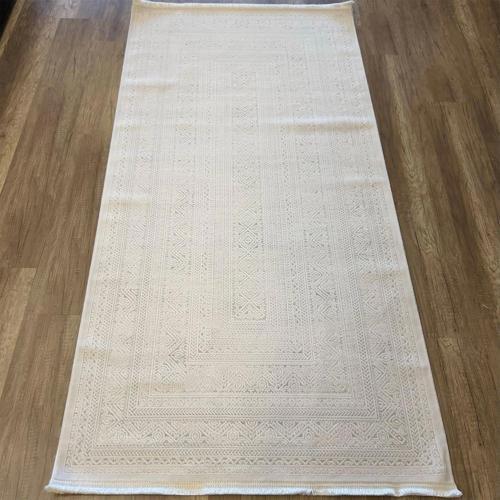 Valeria 1074 Krem Mikrofiber Antibakteriyel Modern Halı