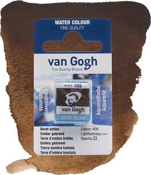 Van Gogh Tablet Sulu Boya Yedek Burnt Umber 409