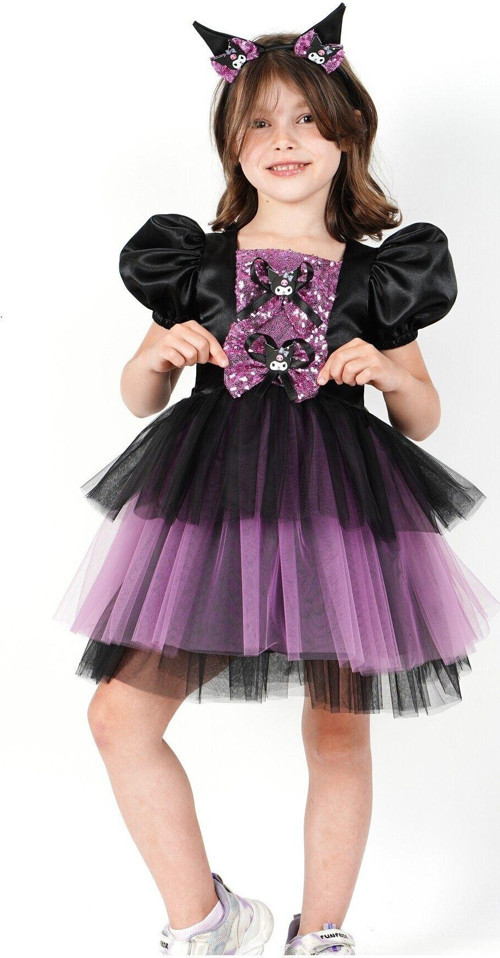 Kuromi Doğum Günü Kıyafeti & Abiye Elbise & Kuromi Kostüm