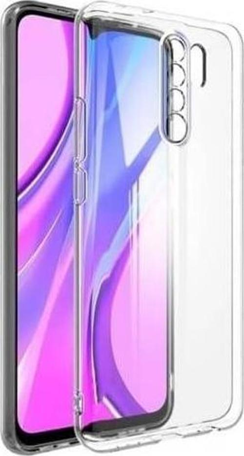 Xiaomi Redmi 9 Uyumlu Kamera Korumalı Darbe Önleyici Ultra Slim TPU Şeffaf Silikon Kılıf