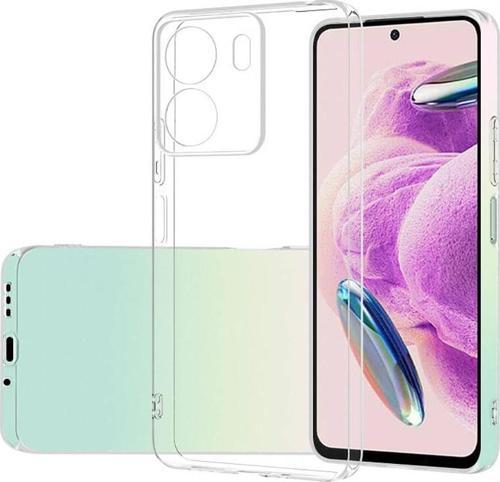Xiaomi Redmi 13C Uyumlu Kamera Korumalı Darbe Önleyici Ultra Slim TPU Şeffaf Silikon Kılıf