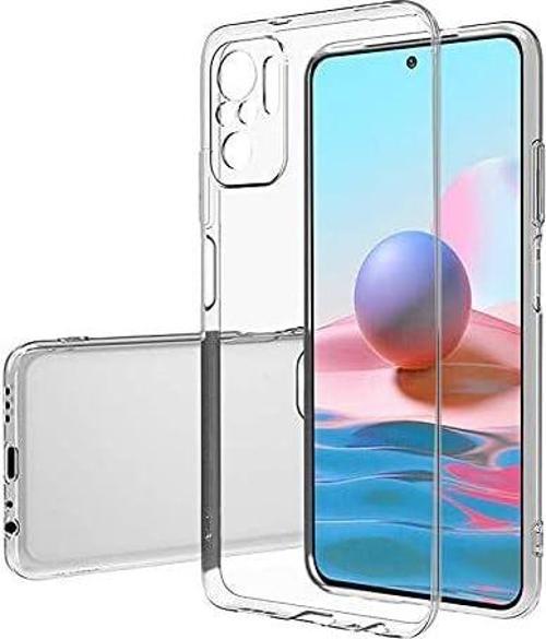 Xiaomi Redmi Note 10 Pro Uyumlu Kamera Korumalı Darbe Önleyici Ultra Slim TPU Şeffaf Silikon Kılıf
