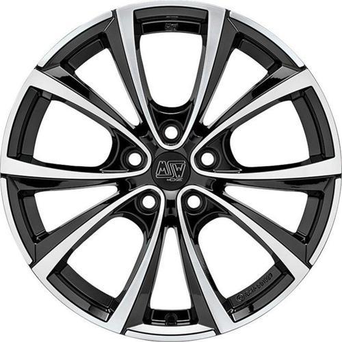 27T 5X114,3 9,5X19 ET45 64,10 GLOSS BLACK FULL POLISH (4 ADET)