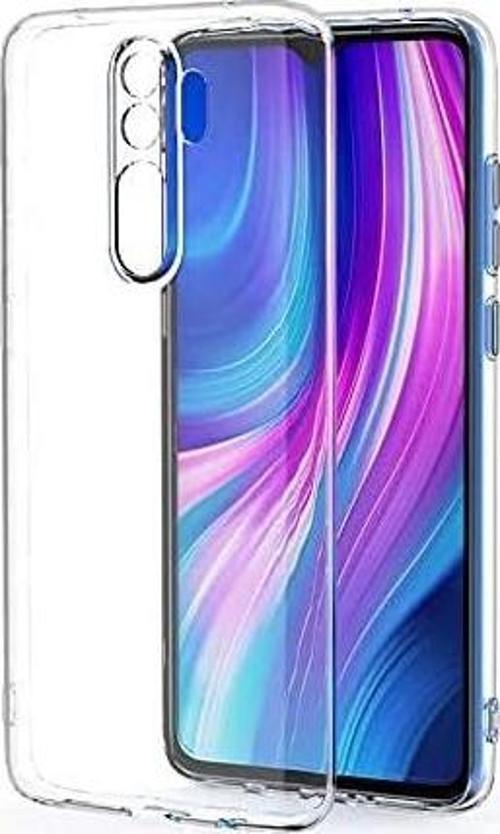 Xiaomi Redmi Note 8 Pro Uyumlu Kamera Korumalı Darbe Önleyici Ultra Slim TPU Şeffaf Silikon Kılıf
