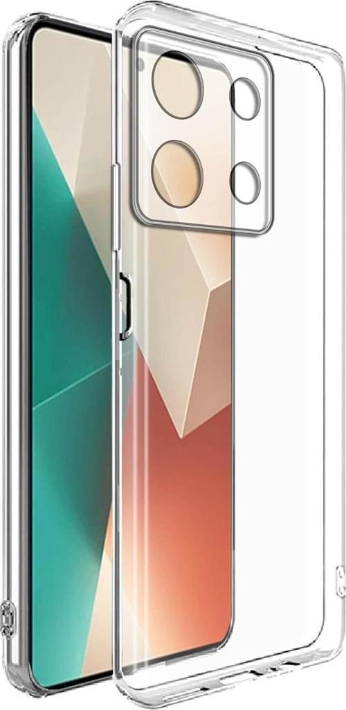 Xiaomi Redmi Note 13 4G Uyumlu Kamera Korumalı Darbe Önleyici Ultra Slim TPU Şeffaf Silikon Kılıf