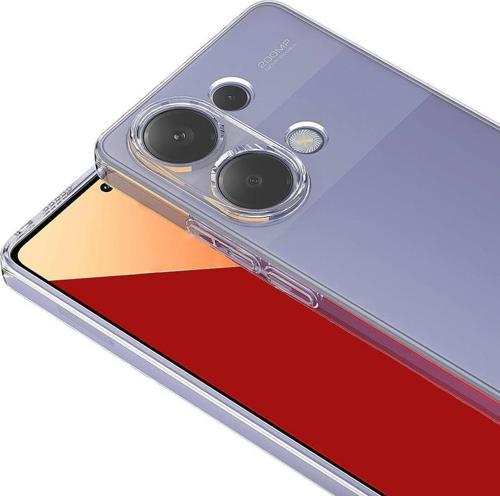 Xiaomi Redmi Note 13 Pro 4G Uyumlu Kamera Korumalı Darbe Önleyici Ultra Slim TPU Şeffaf Silikon Kılıf