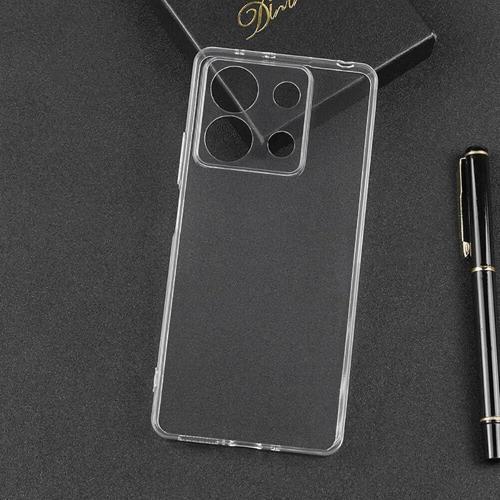 Xiaomi Redmi Note 13 Pro 5G Uyumlu Kamera Korumalı Darbe Önleyici Ultra Slim TPU Şeffaf Silikon Kılıf