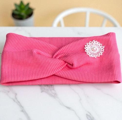 KAYRA KIZ BEBEK İNCİLİ SAÇ BANDI Fuşya