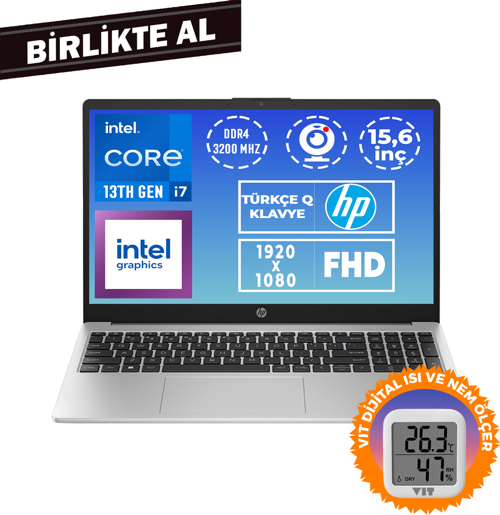 250 G10 i7-1355U 16GB 512GB SSD 15.6" FHD W11P + VIT Termometre 9G2G8ET 036
