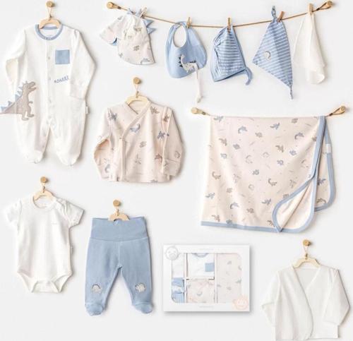 Andywawa Ac25911 Newborn Set Dino 10'lu Hastane Çıkışı Beige
