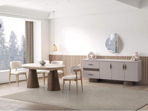 Utah Yemek Odası Takımı %100 Mdf | Ücretsiz Teslimat Ve Kurulum Avm 24