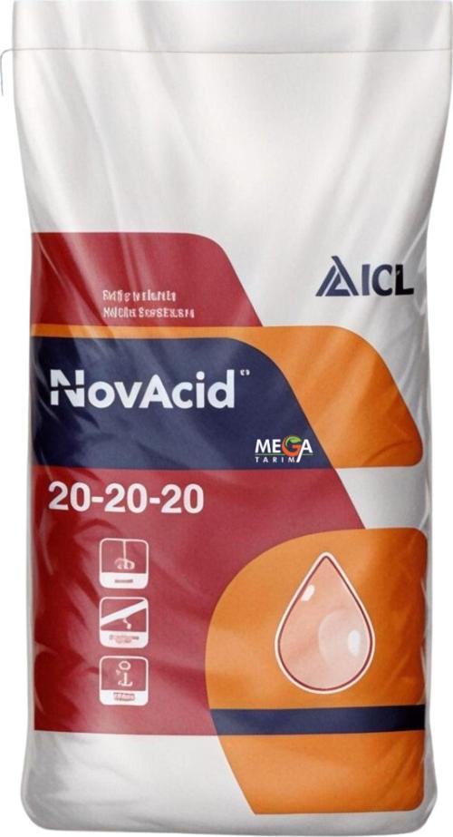Novacid 20 20 20 Npk Gübre Taban,Damlama,Yapraktan 10 Kg