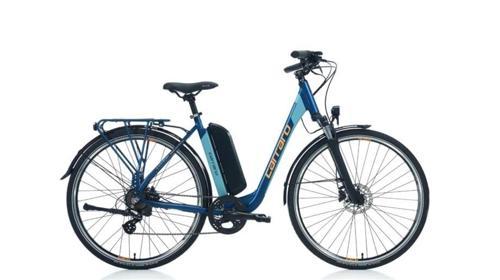 E-LINE eCOMFORT 2.1 UNISEX ŞEHİR BİSİKLETİ 520H HD 28 JANT 7 VİTES MAT NAVY MAVİ-TURUNCU