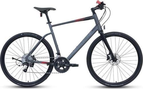 SPORTIVE 350C ERKEK ŞEHİR BİSİKLETİ 480H HD 28 JANT 22 VİTES MAT ANTRASİT-SİYAH-KIRMIZI