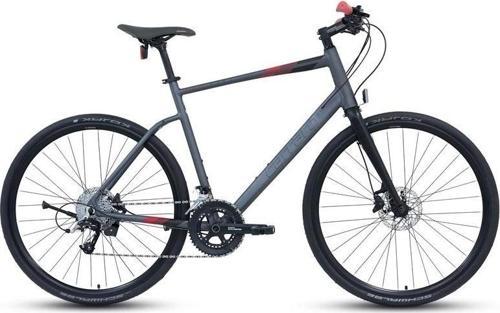SPORTIVE 350C ERKEK ŞEHİR BİSİKLETİ 520H HD 28 JANT 22 VİTES MAT ANTRASİT-SİYAH-KIRMIZI