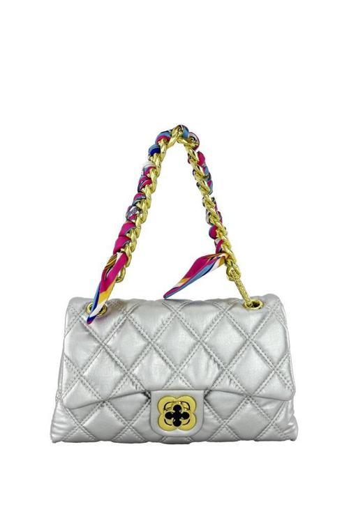 Kadın Omuz Çantası Gümüş 26482