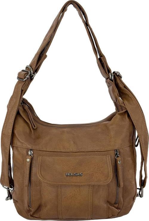 Bolsas Kadın Omuz ve Sırt  Çanta Taba 1037