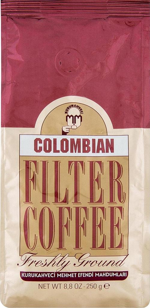 Kuru Kahveci Mehmet Efendi Colombian Filtre Kahve 3x250 gr