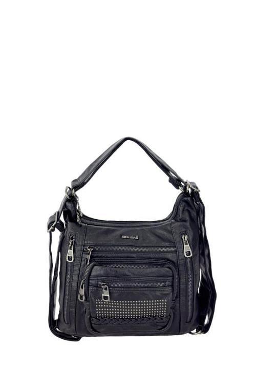 Bolsas Kadın Omuz ve Sırt Çanta Siyah 1029