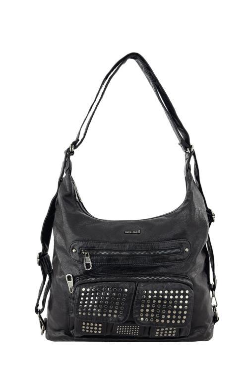 Bolsas Kadın Omuz ve Sırt Çanta Siyah 1033