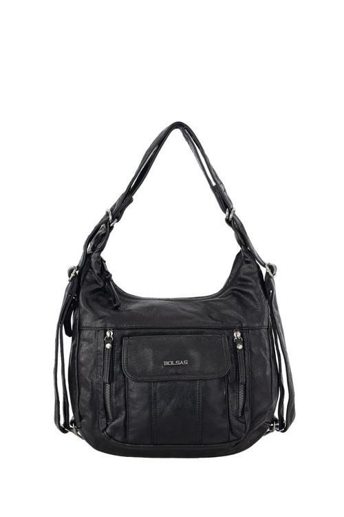 Bolsas Kadın Omuz ve Sırt  Çanta Siyah 1037