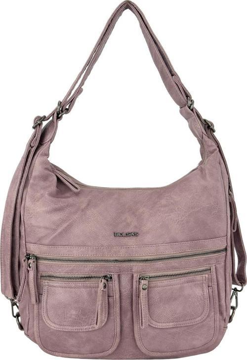 Bolsas Kadın Omuz ve Sırt  Çanta Pudra 1038