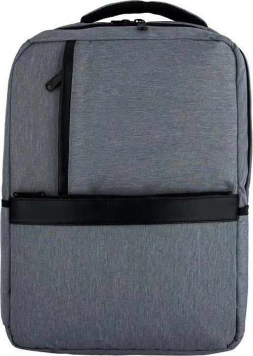 3 Bölmeli Okul Sırt Çantası (Laptop Bölmeli) Gri 2122