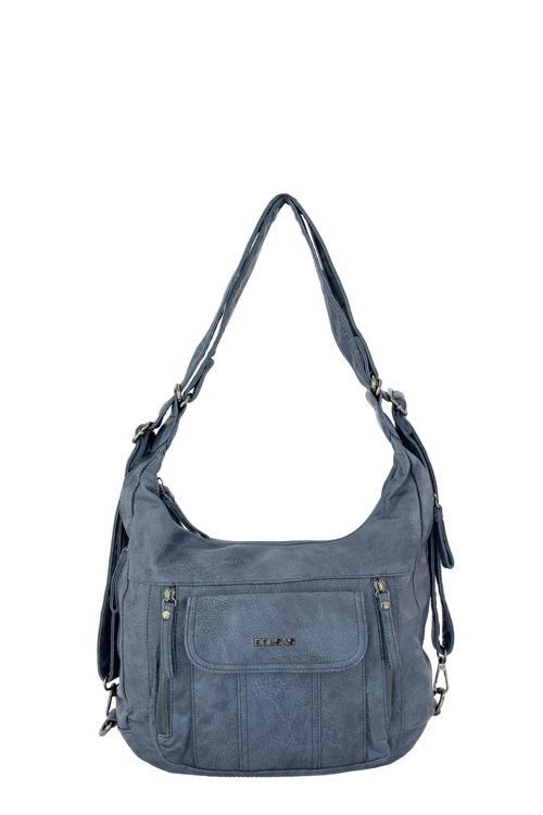 Bolsas Kadın Omuz ve Sırt  Çanta Mavi 1037