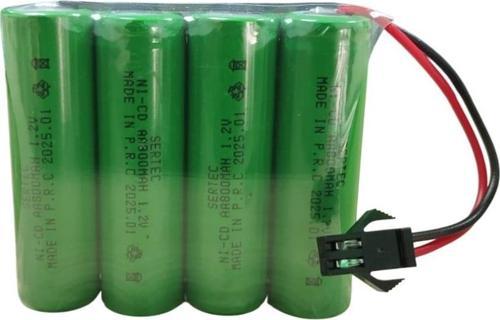 SERTEC 4.8V 4S1P AA 800 MAH KABLO + SİYAH KONNEKTÖRLÜ OYUNCAK PİLİ