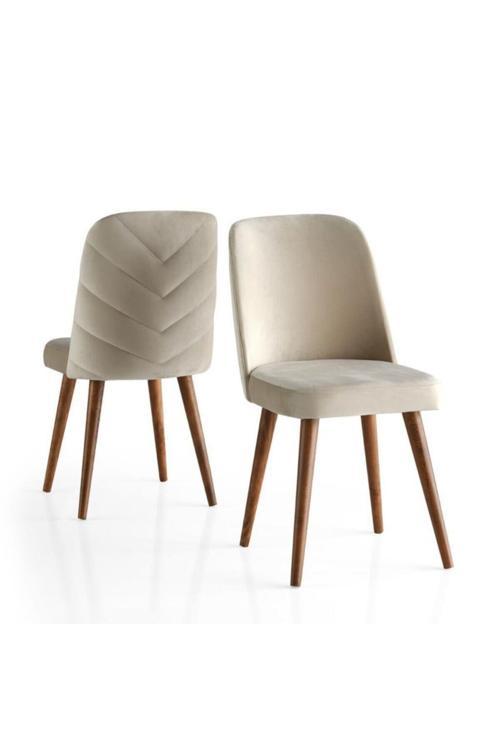 Modern Yemek Odası Mutfak Sandalyesi Venedik 2 Li Set 