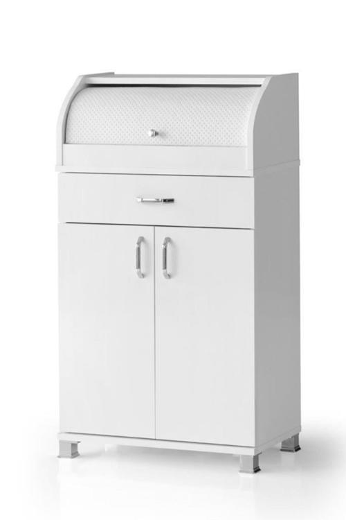 Ahşap Dolaplı Çekmeceli Mutfak Kiler Dolabı Büyük Ekmeklik 