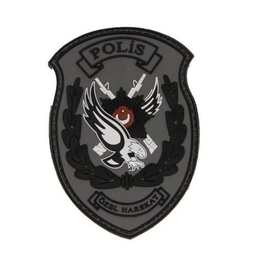 Polis Plastik Patch - Peç SİYAH
