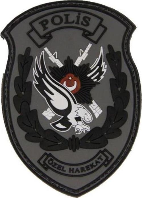 Polis Plastik Patch - Peç SİYAH