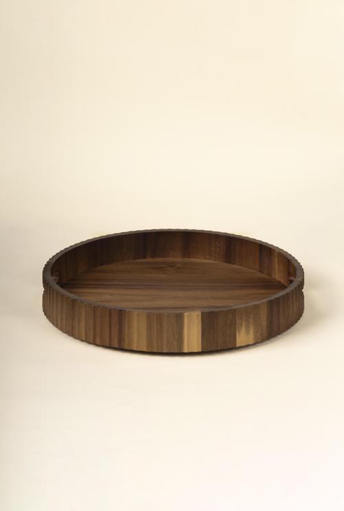Voli Akasya Yuvarlak Tepsi 35cm