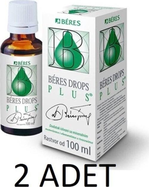 2 Adet Beres Drops Plus Damla 100*2=200 Ml - Yeni Ürün