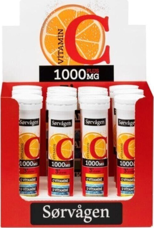 C Vitamini 1000 Mg Plus 3'lü Etki 15 Efervesan Tablet - 12 Adet