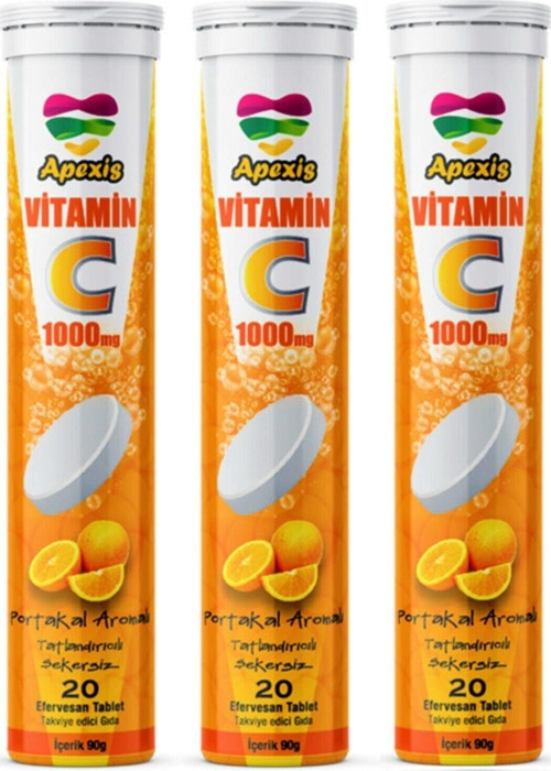 Vitamin C 1000 Mg 3x20 Efervesan Tablet