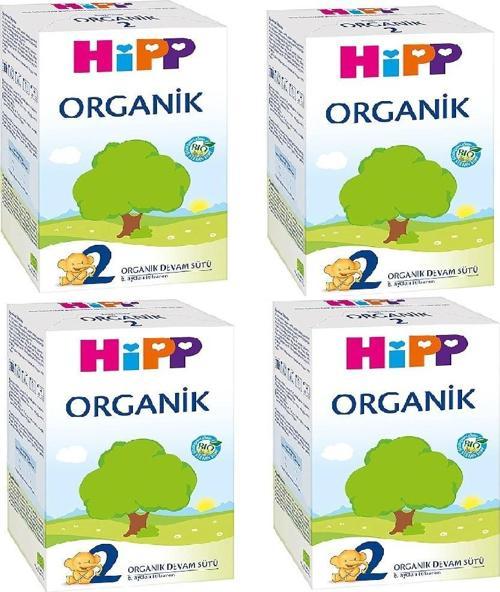 2 Organik Devam Sütü 600 gr 4 Adet
