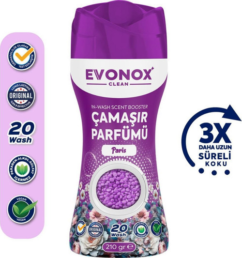 Clean Granül Çamaşır Parfümü & Çamaşır Yumuşatıcı Paris 210 gr