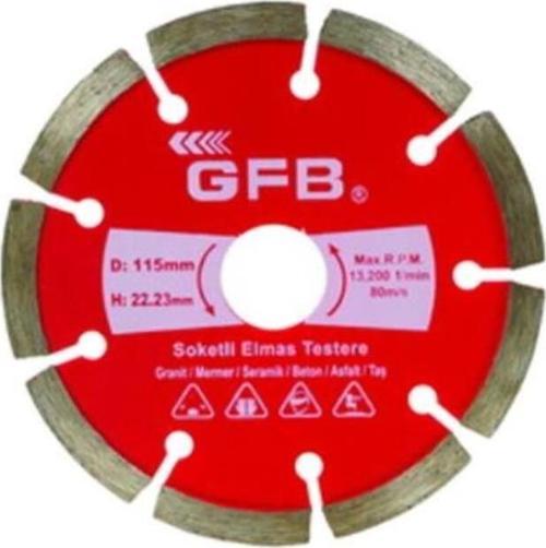 2390 Beton-Mermer-Granit Kesici 230 Mm Soketli Elmas Testere - 2 Adet