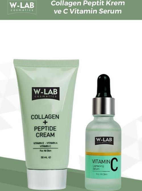 C Vitaminli Serum + Kolajen Peptit Krem Set